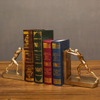 Golden man heavy bookstops