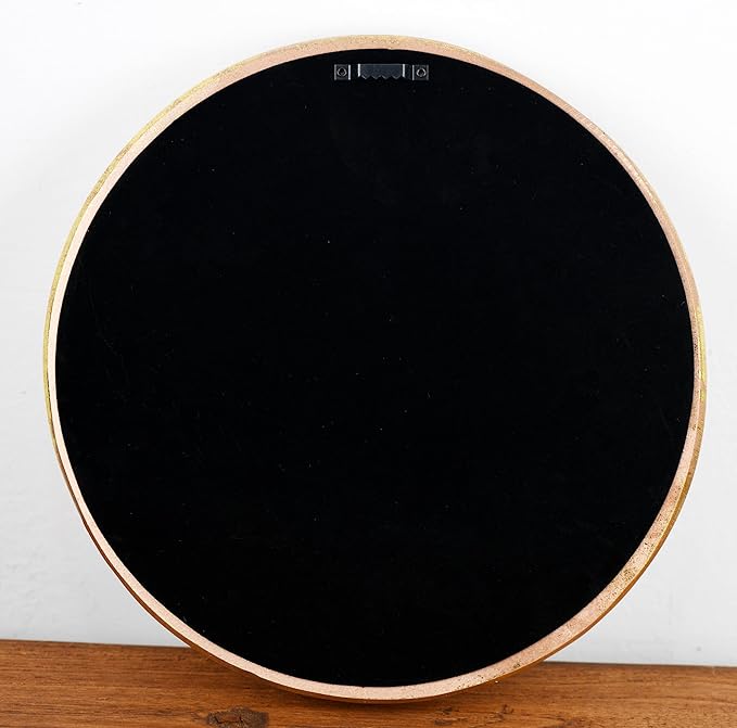 Classic Ornamental Gold Round Wall Mirror