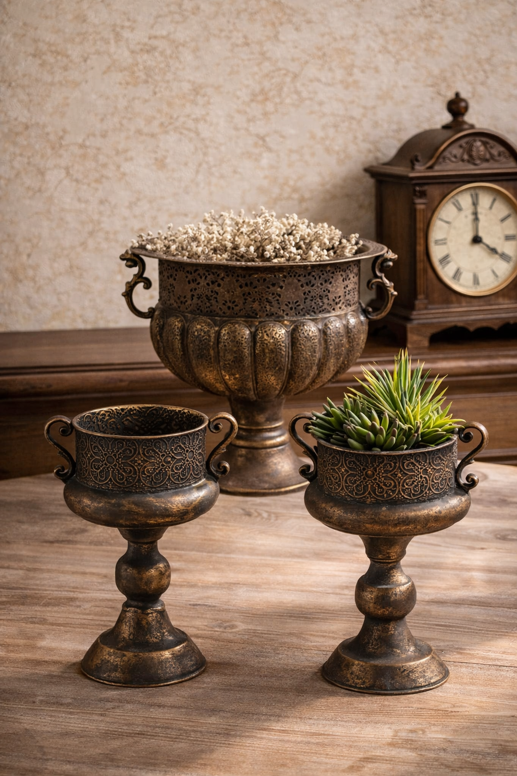 Artisan Iron Dried Vase