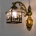 Stained Tiffany Wall Lamps