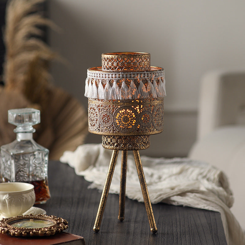 Hollow Iron candleholder