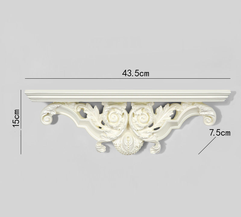 Ornamental wall shelf