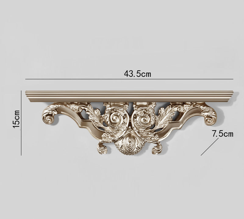Ornamental wall shelf