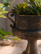 Antique Iron Dried Vase