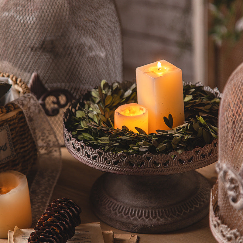 Birdcage candlestick holder