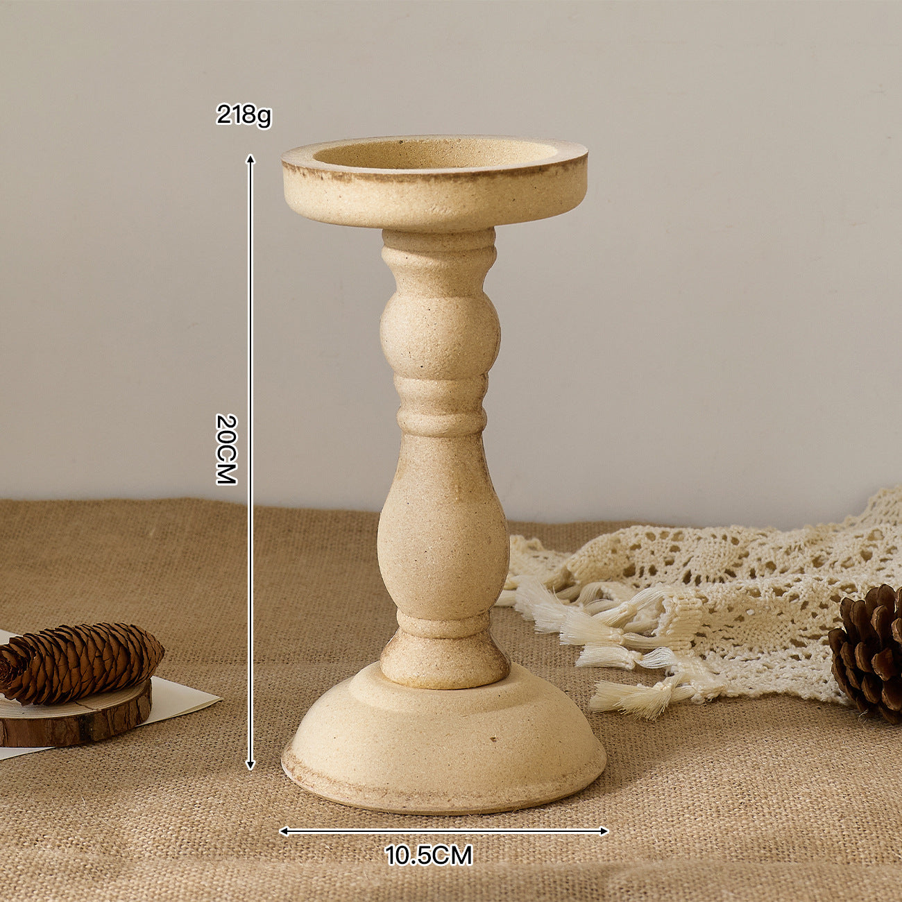 Wooden Candlesticks