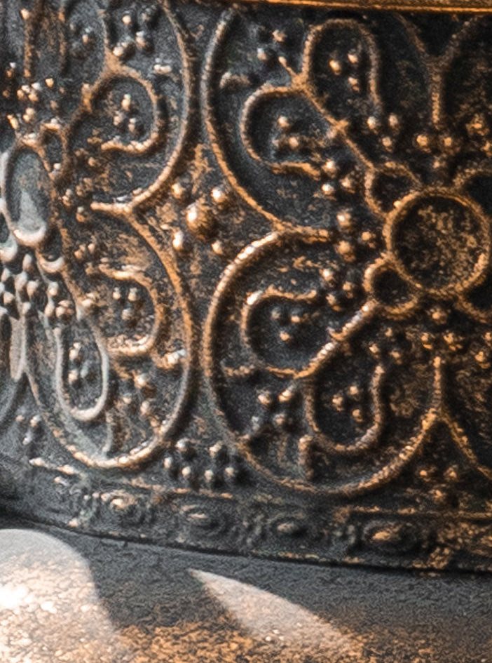 Antique Iron Dried Vase