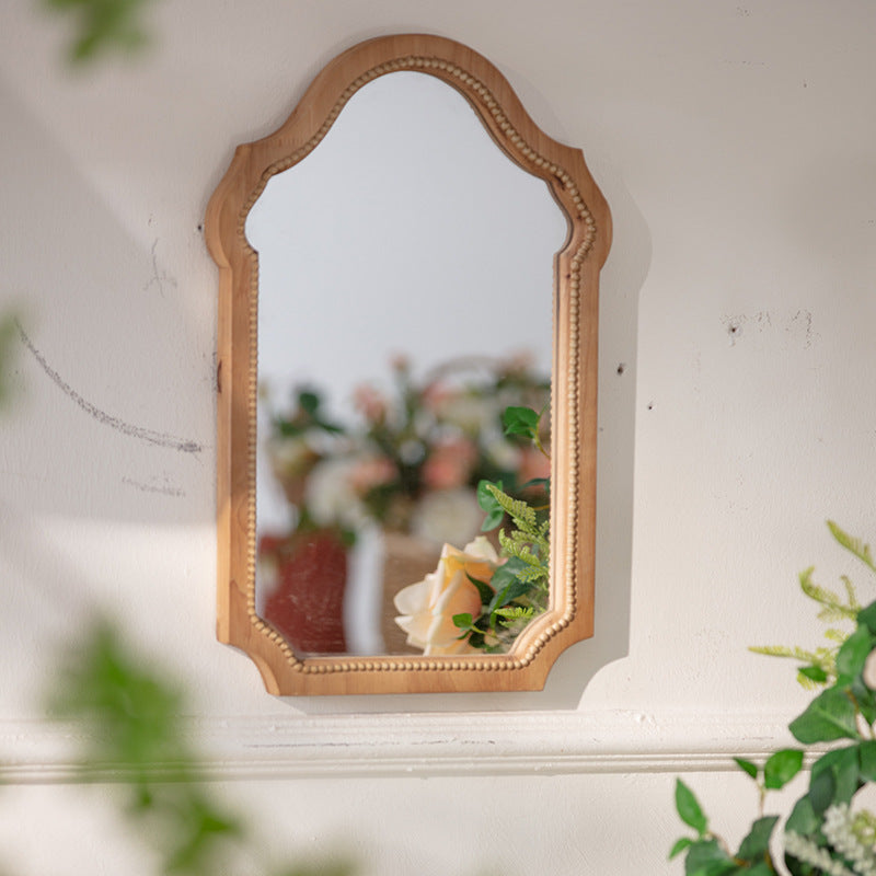 Wood Hanging Mirror