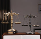 Carved Scales of Justice