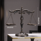 Carved Scales of Justice