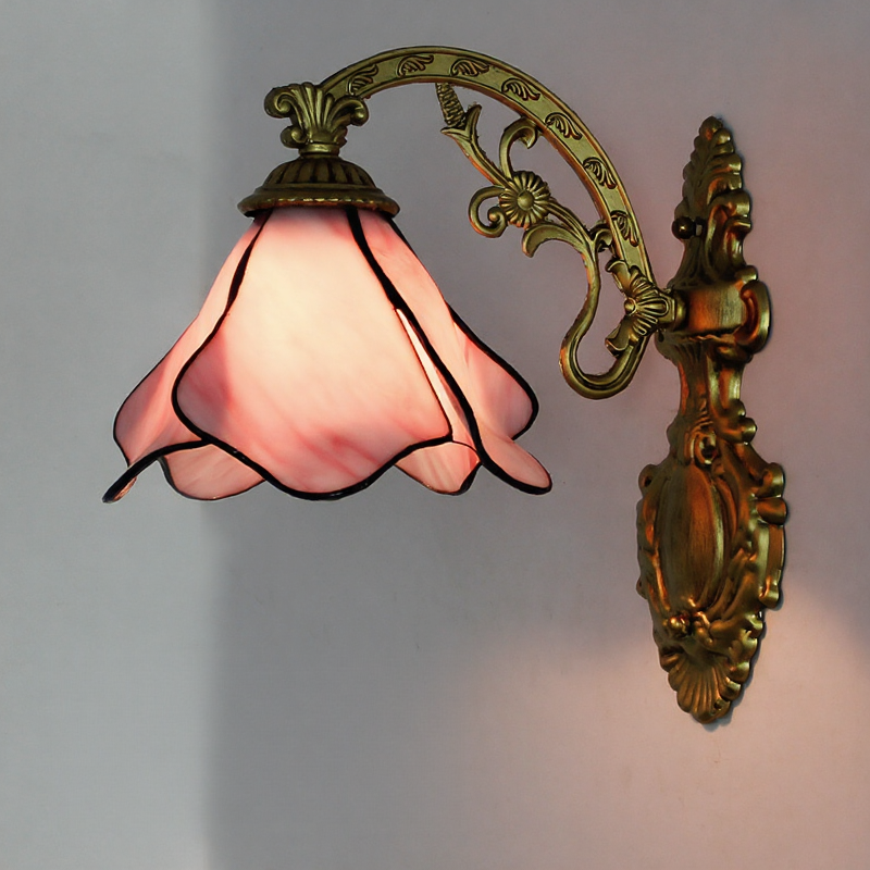Stained Tiffany Wall Lamps