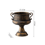 Antique Iron Dried Vase