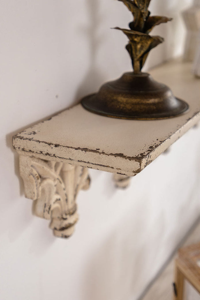 Distressed French-Style shelves