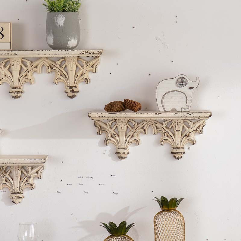 Distressed French-Style shelves