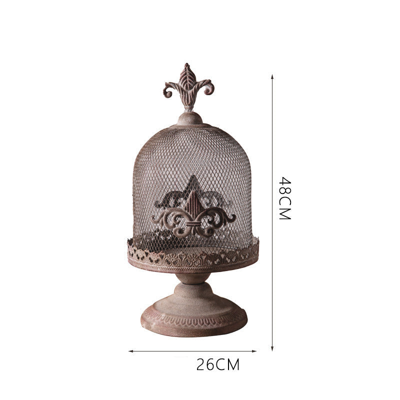 Birdcage candlestick holder