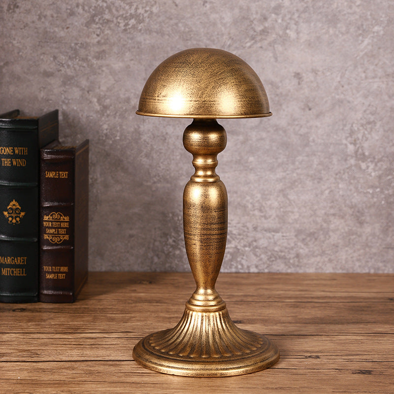 Distressed Iron Hat/Wig holder