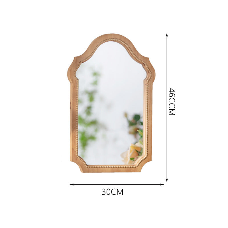 Wood Hanging Mirror
