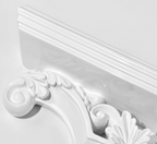 Ornamental wall shelf