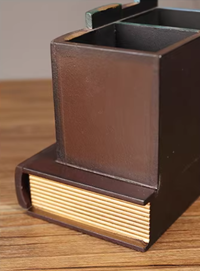 Bookshelf Pen Holder