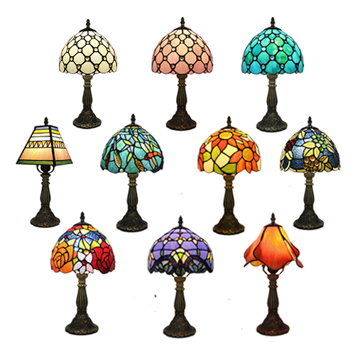 Stained Tiffany Lamps