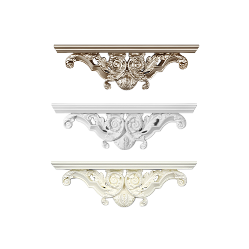 Ornamental wall shelf