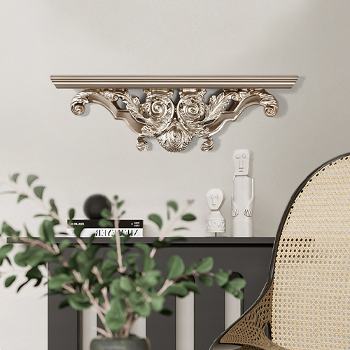 Ornamental wall shelf